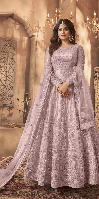 FC 8396 Pink in Net Embroidery Work Salwar Suit . Wedding, Party, Festive, Events, Exclusive Offer ₹3049. Delivery 4-6 Working Days. Shop now. | Jump Suits, Salwar suit, Casual Suits, Creative suits, Designer Suits, Palazzo Suits, Party Wear Suits, Patiala Suits, Straight Suits