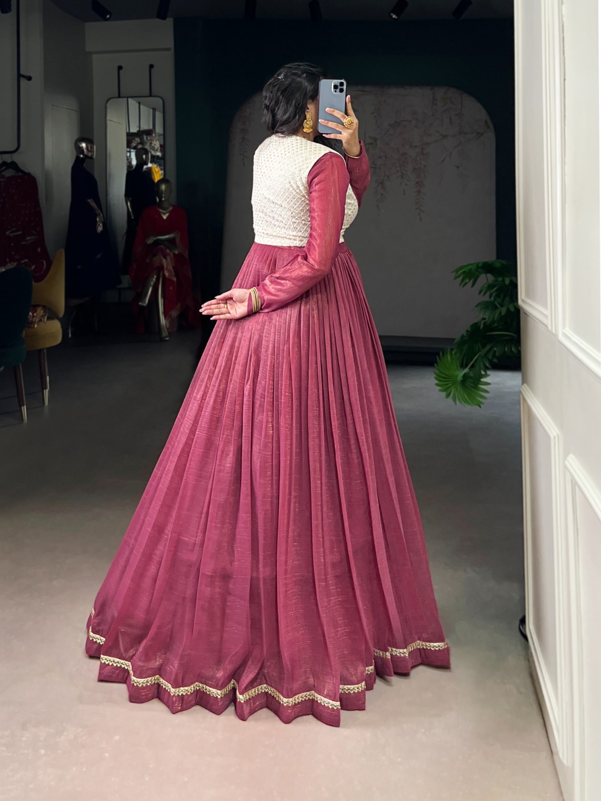 YNF 5025 Pink with Sequins Work & Embroidery Work Pink Silver Glossy Gown . Best Price ₹1849. Delivery 4-6 Working Days. Shop now. | Lehenga, Bollywood Lehenga, Creative Lehenga, Designer Lehenga, Embroidered Lehenga, Party Wear Lehenga