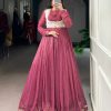 YNF 5025 Pink with Sequins Work & Embroidery Work Pink Silver Glossy Gown . Best Price ₹1849. Delivery 4-6 Working Days. Shop now. | Lehenga, Bollywood Lehenga, Creative Lehenga, Designer Lehenga, Embroidered Lehenga, Party Wear Lehenga