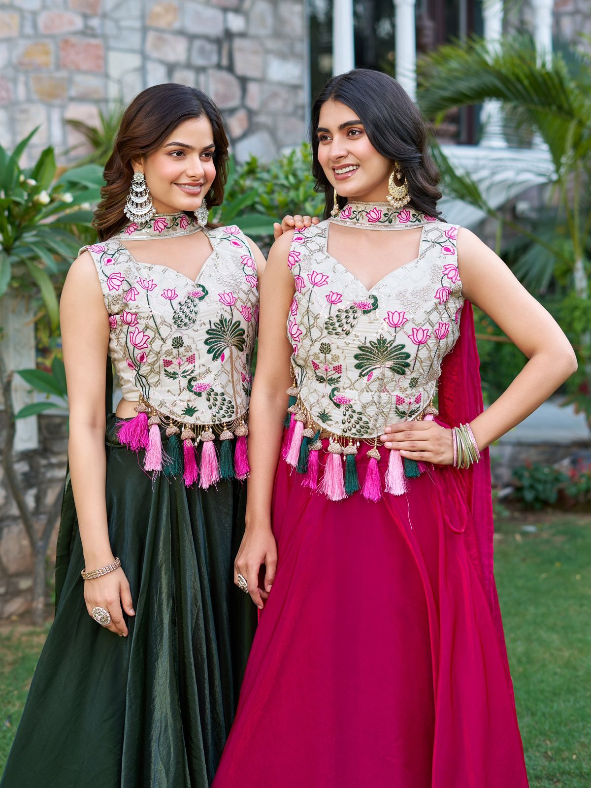 Ram 125 Pink in Pure simar tissue silk Embroidery Work Lehenga Choli . Exclusive Offer ₹2649. Delivery 4-6 Working Days. Shop now. | Lehenga, Bollywood Lehenga, Creative Lehenga, Designer Lehenga, Embroidered Lehenga, Party Wear Lehenga