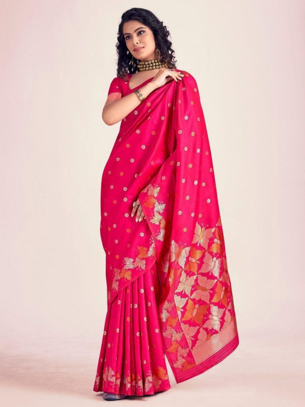 KPR 256 Pink in Soft Lichi Silk Lace Border & Lace Work Saree . Special Price ₹1449. Delivery 4-6 Working Days. Shop now. | Sarees, Bollywood Sarees, Creative Sarees, Designer Sarees, Embroidered Sarees, Ethnic Saree, Modern Digital sarees, Party Wear Sarees