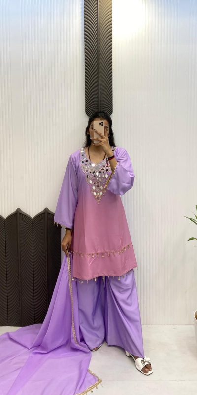 LG 2008 Purple Printed Crape Silk with Mirror Work & Embroidery Work Salwar Suit . Affordable Price ₹1949. Delivery 4-6 Working Days. Shop now. | Jump Suits, Tops & Bottoms, Track Suits, Salwar suit, Casual Suits, Creative suits, Designer Suits, Palazzo Suits, Party Wear Suits, Patiala Suits, Straight Suits, Trendy Wear