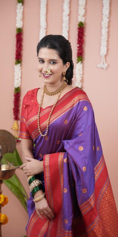 MS 536 Purple Color Banarasi Silk Saree with Zari Work. Wedding, Party, Festive, Events, Available at ₹1699 only. Delivery 4-6 Working Days. Shop now. | Sarees, Bollywood Sarees, Creative Sarees, Designer Sarees, Embroidered Sarees, Ethnic Saree, Modern Digital sarees, Party Wear Sarees