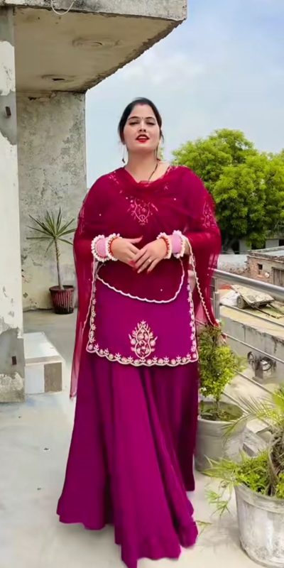 ND 5041 Rani Pink Natural Crep Silk Lehenga Choli Perfect for Wedding, Party, Onam, Haldi, Makar Sankranti – . Special Price ₹2149. Delivery 4-6 W | Jump Suits, Salwar suit, Casual Suits, Creative suits, Designer Suits, Palazzo Suits, Party Wear Suits, Patiala Suits, Straight Suits