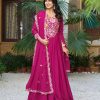 Ram 105 Rani Pink Star Georgette Gown with Embroidery Work & Thread Embroidery. Get it for ₹2049. Delivery 4-6 Working Days. Shop now. | Jump Suits, Salwar suit, Casual Suits, Creative suits, Designer Suits, Palazzo Suits, Party Wear Suits, Patiala Suits, Straight Suits
