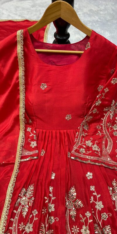 VLM 300 Red Chinon Silk with Lace Work & Embroidery Work Salwar Suit . Affordable Price ₹1899. Delivery 4-6 Working Days. Shop now. | Jump Suits, Salwar suit, Casual Suits, Creative suits, Designer Suits, Palazzo Suits, Party Wear Suits, Patiala Suits, Straight Suits