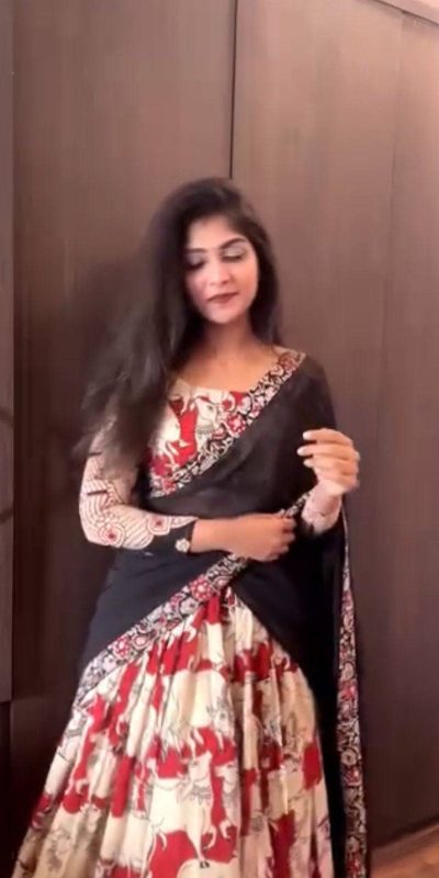 PC 525 Red in Rayon Cotton Kalamkari Print Lehenga Choli . Wedding, Party, Festive, Events, Grab it for ₹2099. Delivery 4-6 Working Days. Shop now. | Lehenga, Bollywood Lehenga, Creative Lehenga, Designer Lehenga, Embroidered Lehenga, Party Wear Lehenga