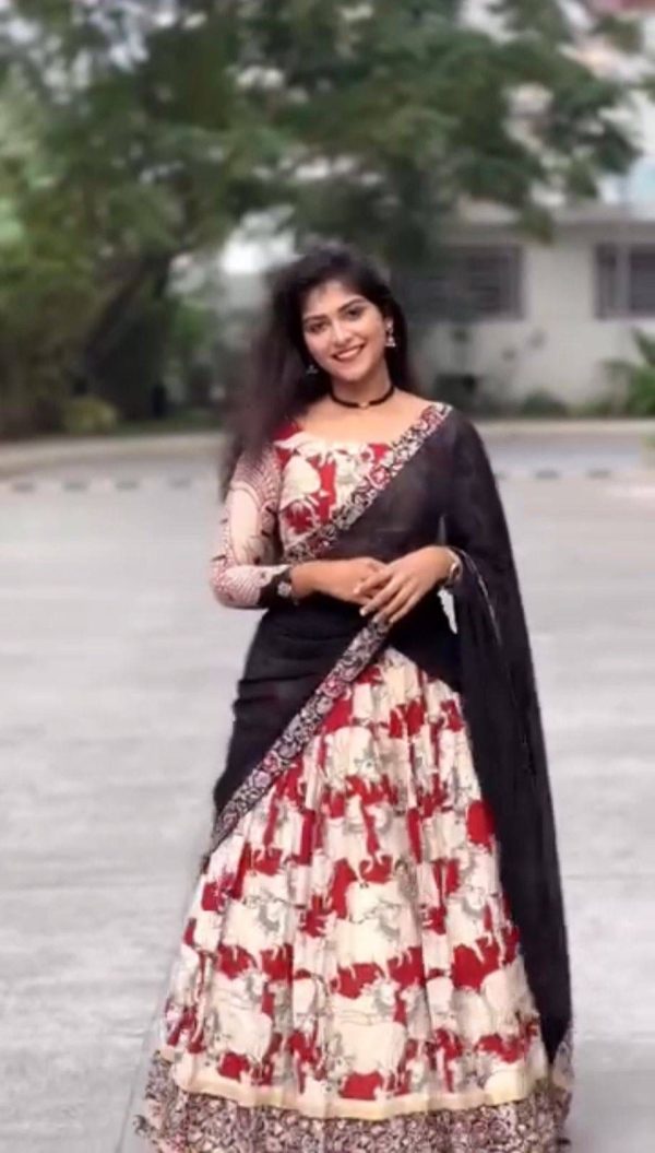 PC 525 Red in Rayon Cotton Kalamkari Print Lehenga Choli . Wedding, Party, Festive, Events, Grab it for ₹2099. Delivery 4-6 Working Days. Shop now. | Lehenga, Bollywood Lehenga, Creative Lehenga, Designer Lehenga, Embroidered Lehenga, Party Wear Lehenga