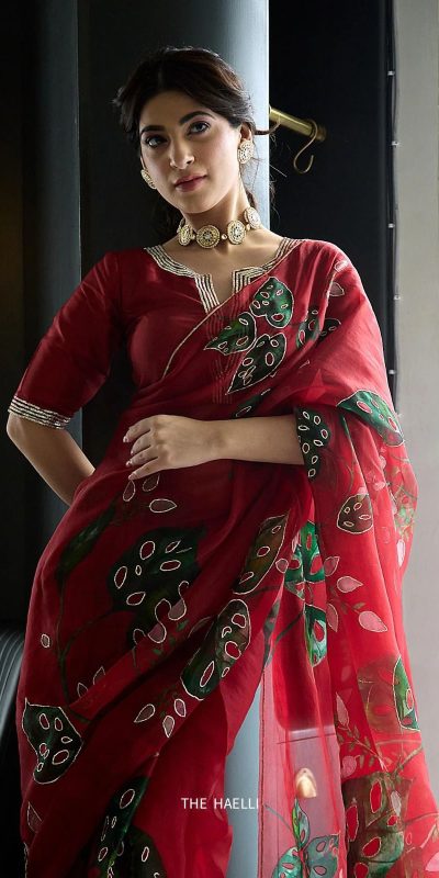 AC ZOYA Red in Color Soft Organza Designer Work Saree . Wedding, Party, Festive, Events, Best Price ₹2399. Delivery 4-6 Working Days. Shop now. | Sarees, Bollywood Sarees, Creative Sarees, Designer Sarees, Embroidered Sarees, Ethnic Saree, Modern Digital sarees, Party Wear Sarees