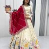 PC 503 Red in Pure Tissue Silk Cut Work & Lace Work Lehenga Choli . Now at just ₹2349. Delivery 4-6 Working Days. Shop now. | Lehenga, Bollywood Lehenga, Creative Lehenga, Designer Lehenga, Embroidered Lehenga, Party Wear Lehenga