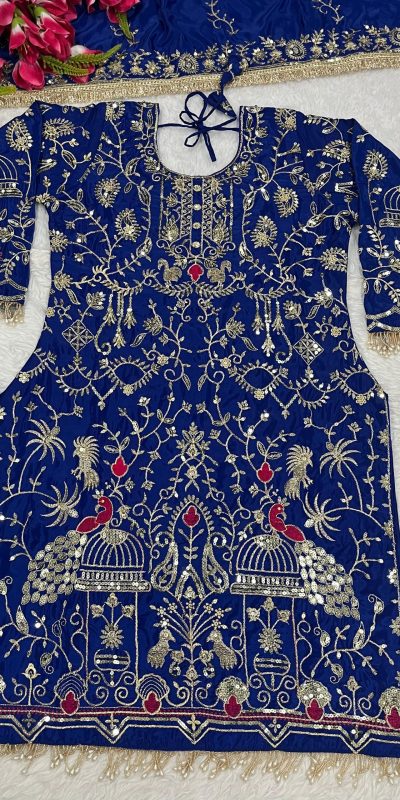 NF 1239 Royal Blue Natural Crep Salwar Suit Perfect for Wedding, Party, Haldi, Festival Celebrations, Housewarming – . Get it for ₹2449. Delivery 4-6 Wor | Jump Suits, Salwar suit, Casual Suits, Creative suits, Designer Suits, Palazzo Suits, Party Wear Suits, Patiala Suits, Straight Suits