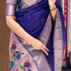 MS 530 Royal Blue Banarasi Silk Saree. Perfect for Wedding, Party, Family Gatherings, Ethnic Day, Eid – Affordable Price ₹1649. Delivery 4-6 Working Days | Sarees, Bollywood Sarees, Creative Sarees, Designer Sarees, Embroidered Sarees, Ethnic Saree, Modern Digital sarees, Party Wear Sarees