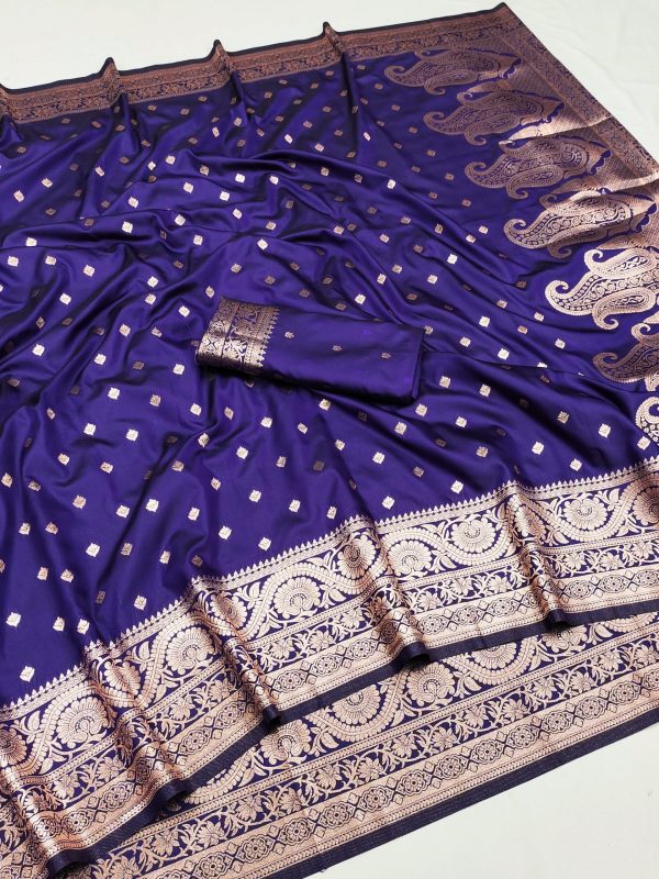 MB 1132 Royal Blue Banarasi silk Saree Perfect for Wedding, Party, Traditional Day, Lohri, Durga Puja – . Festive Deal ₹1849. Delivery 4-6 Working Days. | Sarees, Bollywood Sarees, Creative Sarees, Designer Sarees, Embroidered Sarees, Ethnic Saree, Modern Digital sarees, Party Wear Sarees