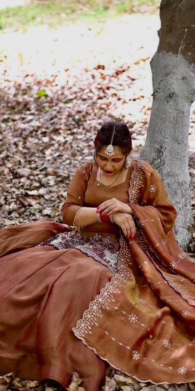 NF 1241 Rust in Simmer Silk Embroidery Work & Zari Work Lehenga Choli . Festive Deal ₹1599. Delivery 4-6 Working Days. Shop now. | Lehenga, Bollywood Lehenga, Creative Lehenga, Designer Lehenga, Embroidered Lehenga, Party Wear Lehenga