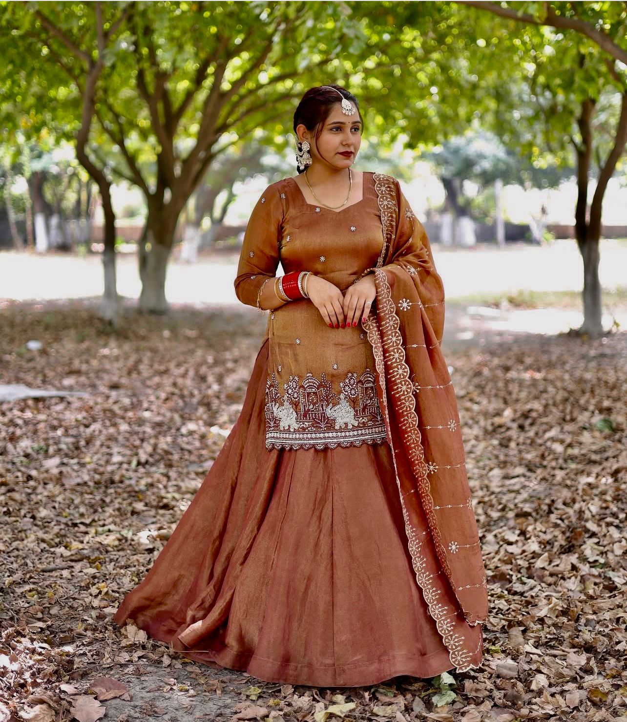 NF 1241 Rust in Simmer Silk Embroidery Work & Zari Work Lehenga Choli . Festive Deal ₹1599. Delivery 4-6 Working Days. Shop now. | Lehenga, Bollywood Lehenga, Creative Lehenga, Designer Lehenga, Embroidered Lehenga, Party Wear Lehenga