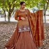 NF 1241 Rust in Simmer Silk Embroidery Work & Zari Work Lehenga Choli . Festive Deal ₹1599. Delivery 4-6 Working Days. Shop now. | Lehenga, Bollywood Lehenga, Creative Lehenga, Designer Lehenga, Embroidered Lehenga, Party Wear Lehenga