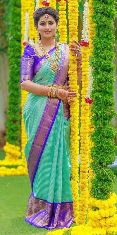 KPR 179 Sea Green Soft Lichi Silk with Lace Work & Lace Border Saree . Introductory Price ₹1449. Delivery 4-6 Working Days. Shop now. | Sarees, Bollywood Sarees, Creative Sarees, Designer Sarees, Embroidered Sarees, Ethnic Saree, Modern Digital sarees, Party Wear Sarees