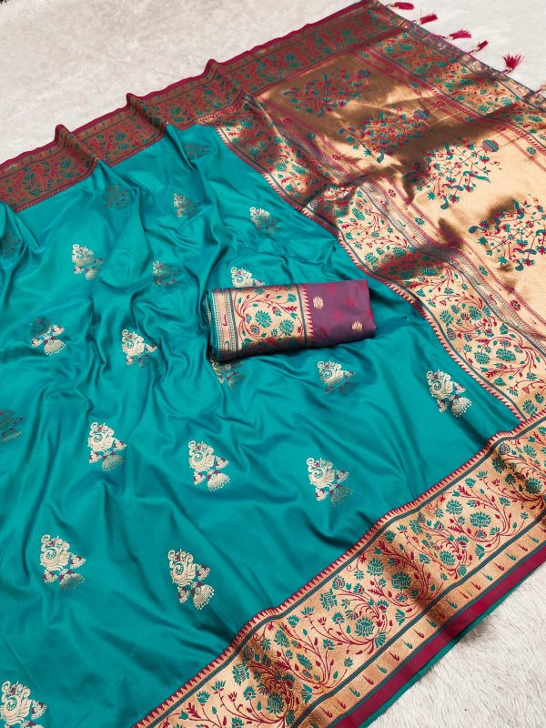 MB 28 Sky Blue in Banarasi Silk Lace Work & Zari Work Saree . Wedding, Party, Festive, Events Festive Deal ₹2399. Delivery 4-6 Working Days. Shop now. | Sarees, Bollywood Sarees, Creative Sarees, Designer Sarees, Embroidered Sarees, Ethnic Saree, Modern Digital sarees, Party Wear Sarees