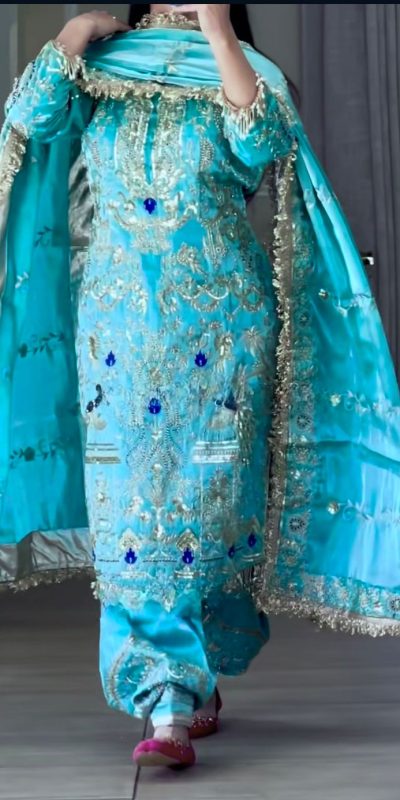 NF 1239 Sky Blue Natural Crep Salwar Suit Perfect for Wedding, Party, Haldi, Festival Celebrations, Housewarming – . Get it for ₹2449. Delivery 4-6 Wor | Jump Suits, Salwar suit, Casual Suits, Creative suits, Designer Suits, Palazzo Suits, Party Wear Suits, Patiala Suits, Straight Suits
