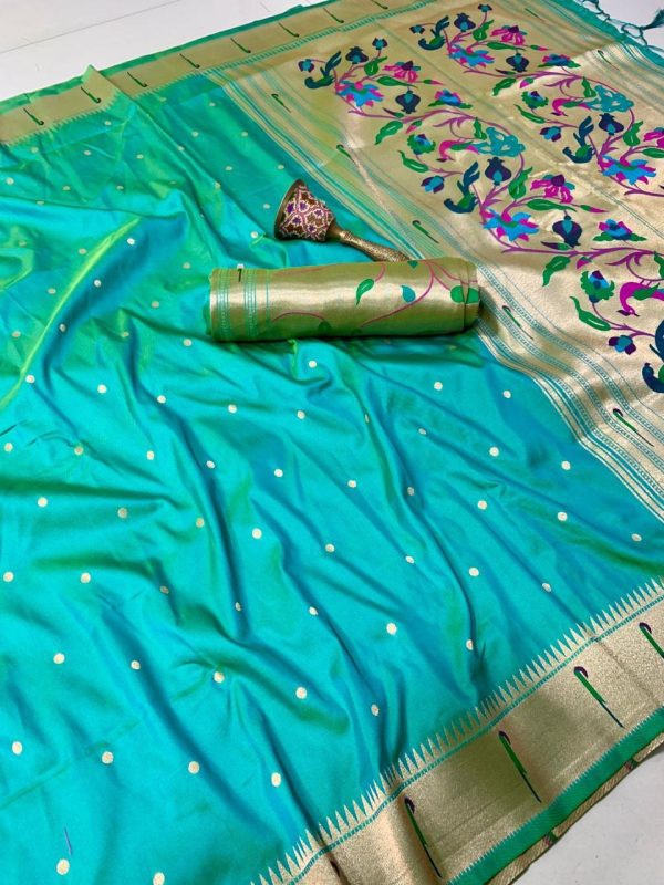 MS 530 Sky Blue Pure Banarasi Silk Saree. Perfect for Wedding, Party, Family Gatherings, Ethnic Day, Eid – Affordable Price ₹1649. Delivery 4-6 Working Days | Sarees, Bollywood Sarees, Creative Sarees, Designer Sarees, Embroidered Sarees, Ethnic Saree, Modern Digital sarees, Party Wear Sarees