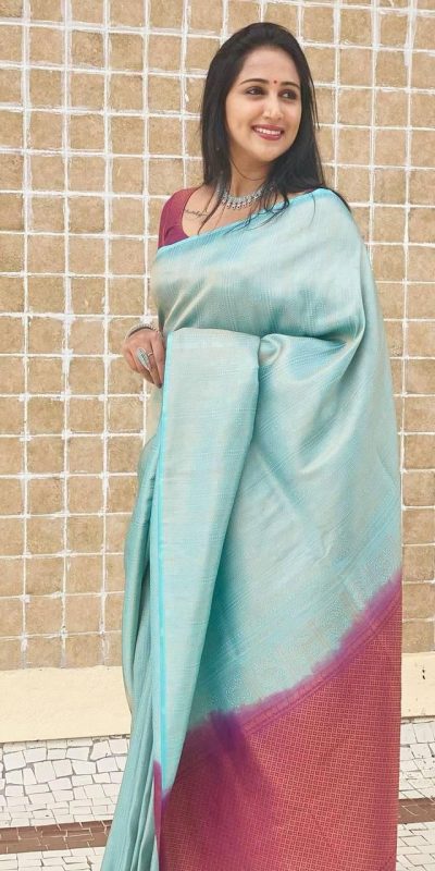 KP 4084 Sky Blue Soft Lichi Silk Saree with Lace Work & Lace Border. Festive Deal ₹1399. Delivery 4-6 Working Days. Shop now. | Sarees, Bollywood Sarees, Creative Sarees, Designer Sarees, Embroidered Sarees, Ethnic Saree, Modern Digital sarees, Party Wear Sarees