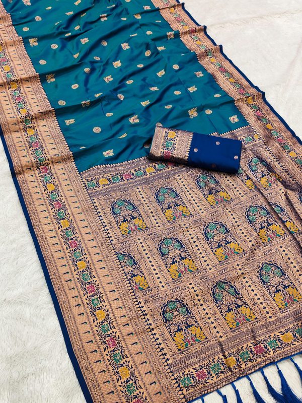 MB 18 Teal Color Banarasi silk Saree with Zari Work & Lace Work. Affordable Price ₹2449. Delivery 4-6 Working Days. Shop now. | Sarees, Bollywood Sarees, Creative Sarees, Designer Sarees, Embroidered Sarees, Ethnic Saree, Modern Digital sarees, Party Wear Sarees