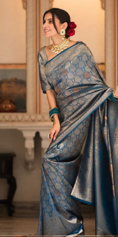 KPR 231 Teal Soft Lichi Silk Saree with Designer Work. Wedding, Party, Festive, Events, Festive Deal ₹1449. Delivery 4-6 Working Days. Shop now. | Sarees, Bollywood Sarees, Creative Sarees, Designer Sarees, Embroidered Sarees, Ethnic Saree, Modern Digital sarees, Party Wear Sarees