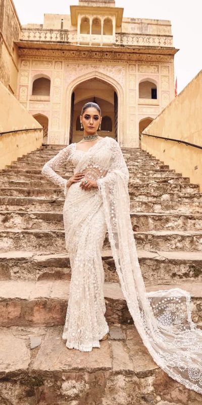 DF 3438 White Butterfly Net Saree with Sequins Work & Embroidery Work. Introductory Price ₹1799. Delivery 4-6 Working Days. Shop now. | Sarees, Bollywood Sarees, Creative Sarees, Designer Sarees, Embroidered Sarees, Ethnic Saree, Modern Digital sarees, Party Wear Sarees