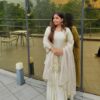 VLM 300 White Chinon Silk with Lace Work & Embroidery Work Salwar Suit . Affordable Price ₹1899. Delivery 4-6 Working Days. Shop now. | Jump Suits, Salwar suit, Casual Suits, Creative suits, Designer Suits, Palazzo Suits, Party Wear Suits, Patiala Suits, Straight Suits