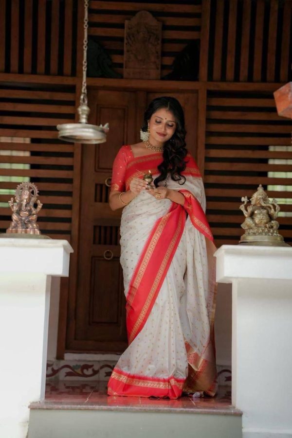KPR 240 White in Color Soft Lichi Silk Lace Work & Lace Border Saree . Now at just ₹1449. Delivery 4-6 Working Days. Shop now. | Sarees, Bollywood Sarees, Creative Sarees, Designer Sarees, Embroidered Sarees, Ethnic Saree, Modern Digital sarees, Party Wear Sarees