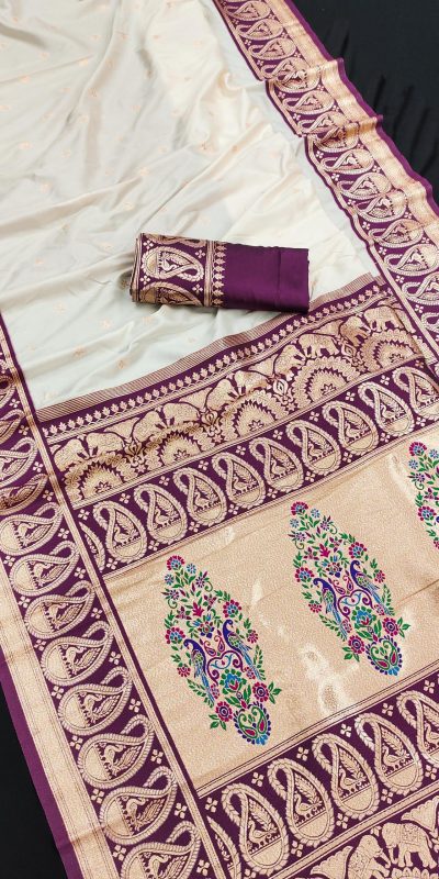 MB 1213 Wine Color Banarasi Saree with Zari Work & Lace Work. Wedding, Party, Festive, Events, Festive Deal ₹2099. Delivery 4-6 Working Days. Shop now. | Sarees, Bollywood Sarees, Creative Sarees, Designer Sarees, Embroidered Sarees, Ethnic Saree, Modern Digital sarees, Party Wear Sarees