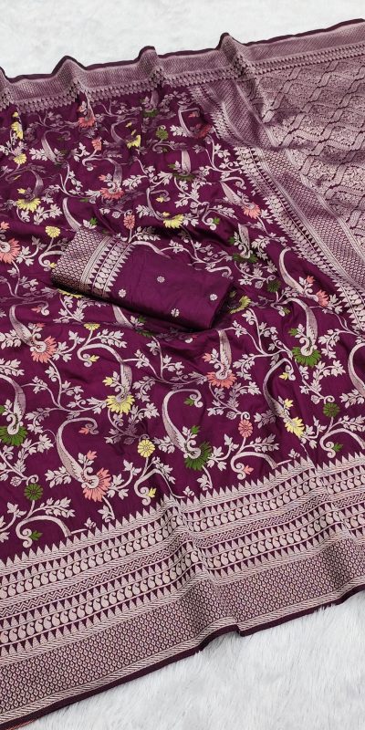 MB 105 Wine in Color Khaddi Pashmina Lace Work & Zari Work Saree . Special Price ₹1999. Delivery 4-6 Working Days. Shop now. | Sarees, Bollywood Sarees, Creative Sarees, Designer Sarees, Embroidered Sarees, Ethnic Saree, Modern Digital sarees, Party Wear Sarees