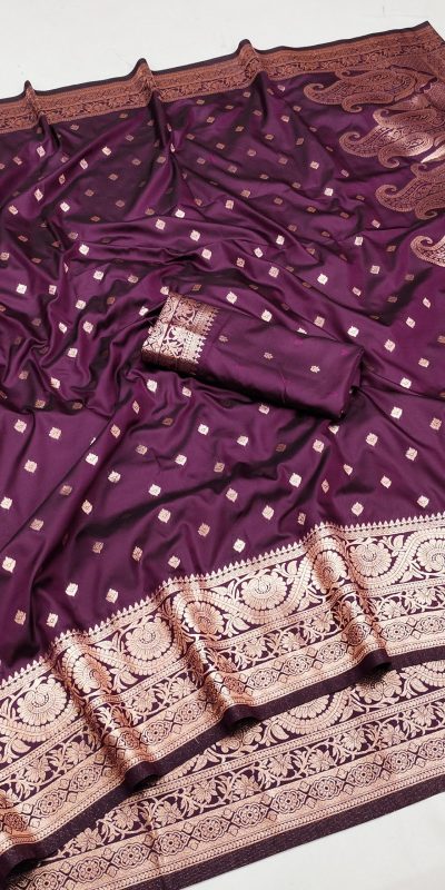 MB 1132 Wine Banarasi silk Saree Perfect for Wedding, Party, Traditional Day, Lohri, Durga Puja – . Festive Deal ₹1849. Delivery 4-6 Working Days. | Sarees, Bollywood Sarees, Creative Sarees, Designer Sarees, Embroidered Sarees, Ethnic Saree, Modern Digital sarees, Party Wear Sarees