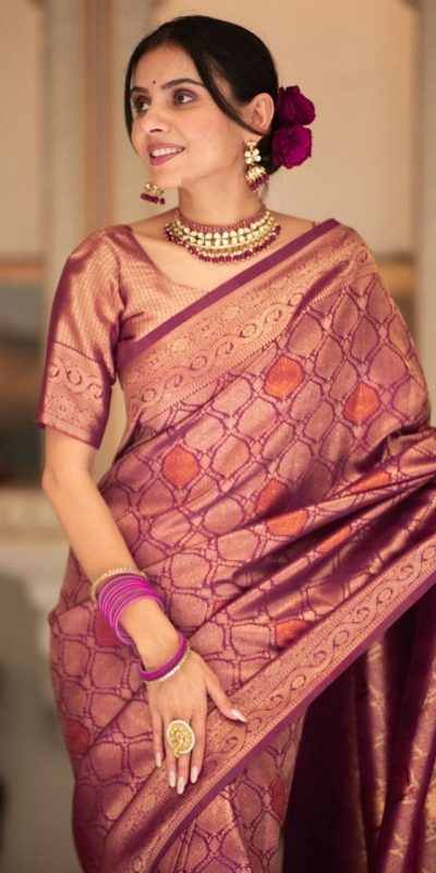 KPR 231 Wine Soft Lichi Silk Saree with Designer Work. Wedding, Party, Festive, Events, Festive Deal ₹1449. Delivery 4-6 Working Days. Shop now. | Sarees, Bollywood Sarees, Creative Sarees, Designer Sarees, Embroidered Sarees, Ethnic Saree, Modern Digital sarees, Party Wear Sarees