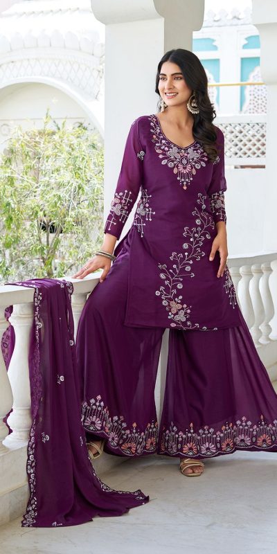 Ram 103 Wine Color Star Georgette Salwar Suit with Embroidery Work. Get it for ₹3049. Delivery 4-6 Working Days. Shop now. | Jump Suits, Salwar suit, Casual Suits, Creative suits, Designer Suits, Palazzo Suits, Party Wear Suits, Patiala Suits, Straight Suits
