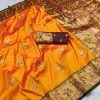 MB 28 Yellow in Banarasi Silk Lace Work & Zari Work Saree . Wedding, Party, Festive, Events Festive Deal ₹2399. Delivery 4-6 Working Days. Shop now. | Sarees, Bollywood Sarees, Creative Sarees, Designer Sarees, Embroidered Sarees, Ethnic Saree, Modern Digital sarees, Party Wear Sarees