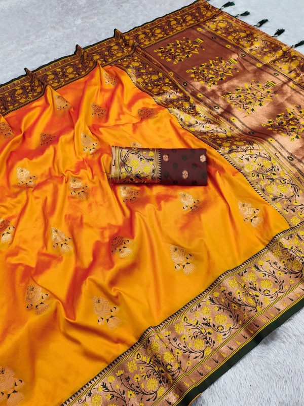 MB 28 Yellow in Banarasi Silk Lace Work & Zari Work Saree . Wedding, Party, Festive, Events Festive Deal ₹2399. Delivery 4-6 Working Days. Shop now. | Sarees, Bollywood Sarees, Creative Sarees, Designer Sarees, Embroidered Sarees, Ethnic Saree, Modern Digital sarees, Party Wear Sarees