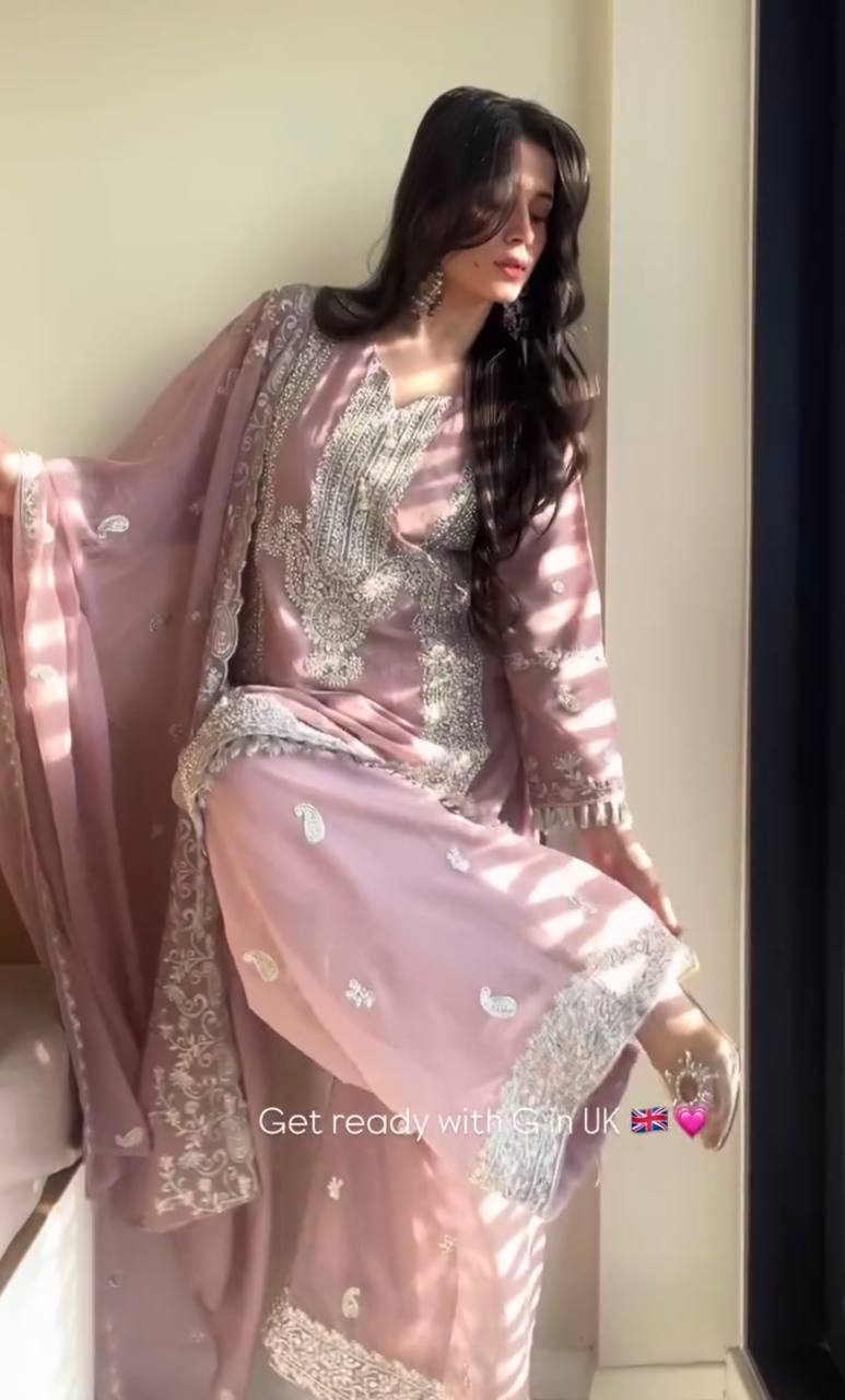 BT 5017 Baby Pink Fox Georgette Salwar Suit with Sequins Work & Embroidery Work. Get it for ₹2399. Delivery 4-6 Working Days. Shop now. | Jump Suits, Tops & Bottoms, Track Suits, Salwar suit, Casual Suits, Creative suits, Designer Suits, Palazzo Suits, Party Wear Suits, Patiala Suits, Straight Suits, Trendy Wear