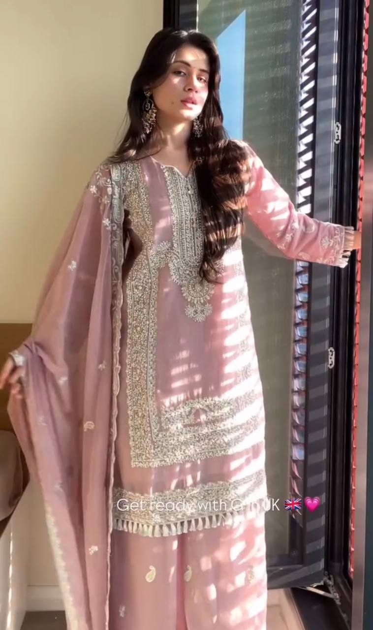 BT 5017 Baby Pink Fox Georgette Salwar Suit with Sequins Work & Embroidery Work. Get it for ₹2399. Delivery 4-6 Working Days. Shop now. | Jump Suits, Tops & Bottoms, Track Suits, Salwar suit, Casual Suits, Creative suits, Designer Suits, Palazzo Suits, Party Wear Suits, Patiala Suits, Straight Suits, Trendy Wear