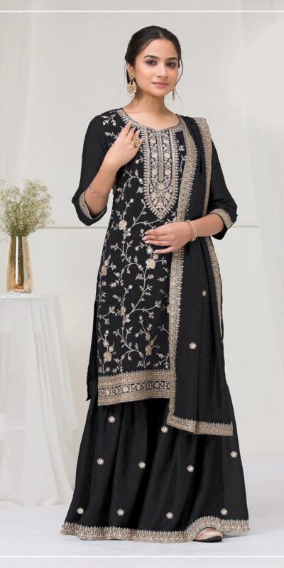 FC 2102 Black Blooming Vichitra Salwar Suit with Embroidery Work. Festive Deal ₹2549. Delivery 4-6 Working Days. Shop now.Black | Jump Suits, Tops & Bottoms, Track Suits, Salwar suit, Casual Suits, Creative suits, Designer Suits, Palazzo Suits, Party Wear Suits, Patiala Suits, Straight Suits, Trendy Wear