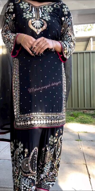 BE 189 Black Viscos Velvet Salwar Suit with Embroidery Work. Available at ₹2149 only. Delivery 4-6 Working Days. Shop now. | Jump Suits, Salwar suit, Casual Suits, Creative suits, Designer Suits, Palazzo Suits, Party Wear Suits, Patiala Suits, Straight Suits