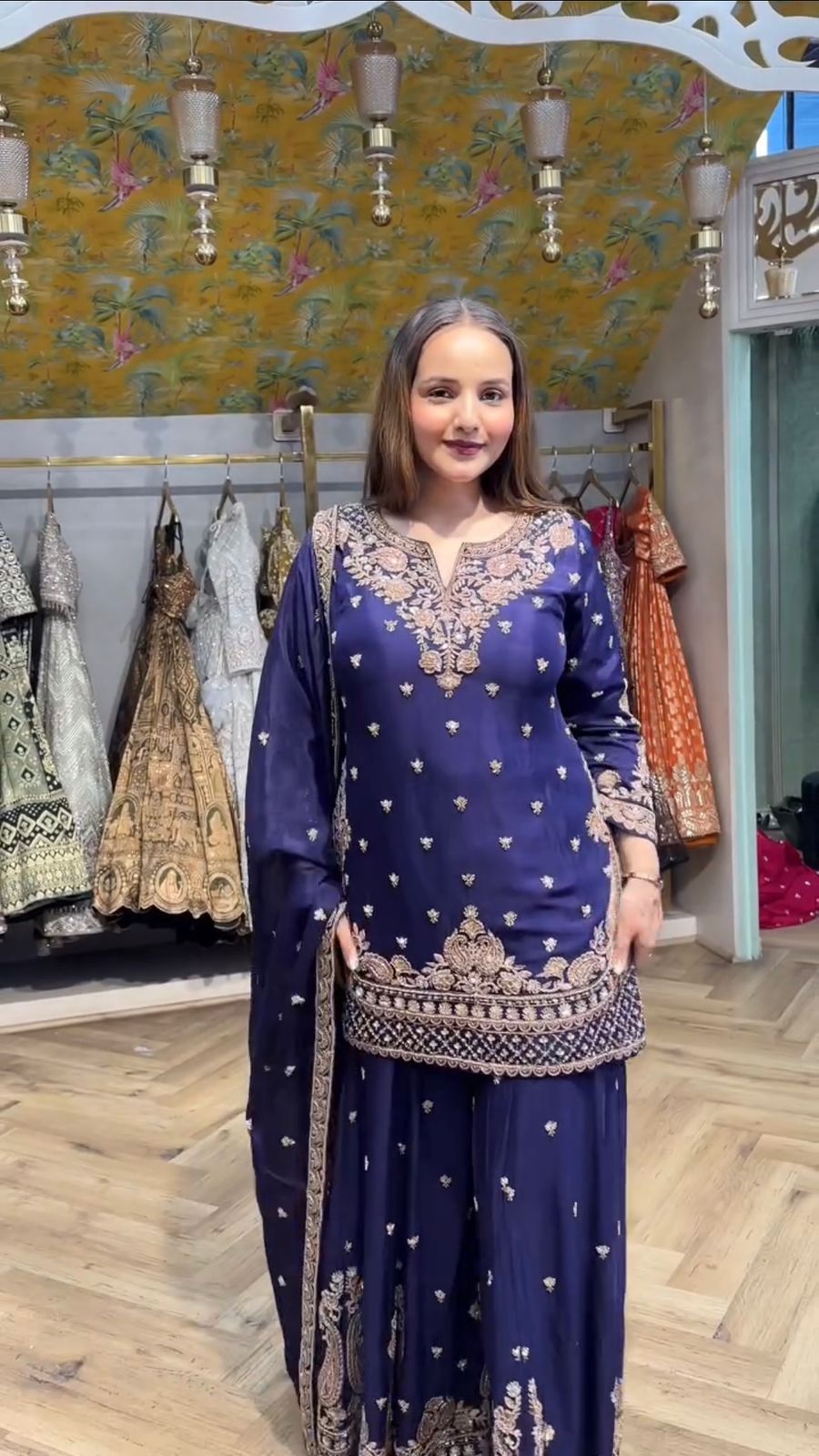 LG 2029 Blue Chinon Salwar Suit with Embroidery Work. Wedding, Party, Festive, Events, Special Price ₹2399. Delivery 4-6 Working Days. Shop now. | Jump Suits, Tops & Bottoms, Track Suits, Salwar suit, Casual Suits, Creative suits, Designer Suits, Palazzo Suits, Party Wear Suits, Patiala Suits, Straight Suits, Trendy Wear