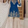 VLM 264 Blue in Fox Georgette Embroidery Work & Lace Work Salwar Suit . Best Price ₹2399. Delivery 4-6 Working Days. Shop now. | Jump Suits, Tops & Bottoms, Track Suits, Salwar suit, Casual Suits, Creative suits, Designer Suits, Palazzo Suits, Party Wear Suits, Patiala Suits, Straight Suits, Trendy Wear