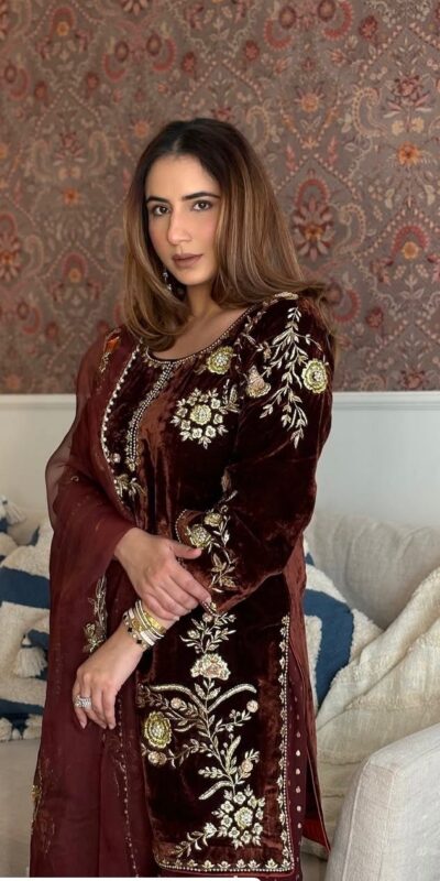 BE 408 Brown Soft Organza Salwar Suit with Lace Work & Embroidery Work. Special Price ₹2049. Delivery 4-6 Working Days. Shop now. | Jump Suits, Tops & Bottoms, Track Suits, Salwar suit, Casual Suits, Creative suits, Designer Suits, Palazzo Suits, Party Wear Suits, Patiala Suits, Straight Suits, Trendy Wear