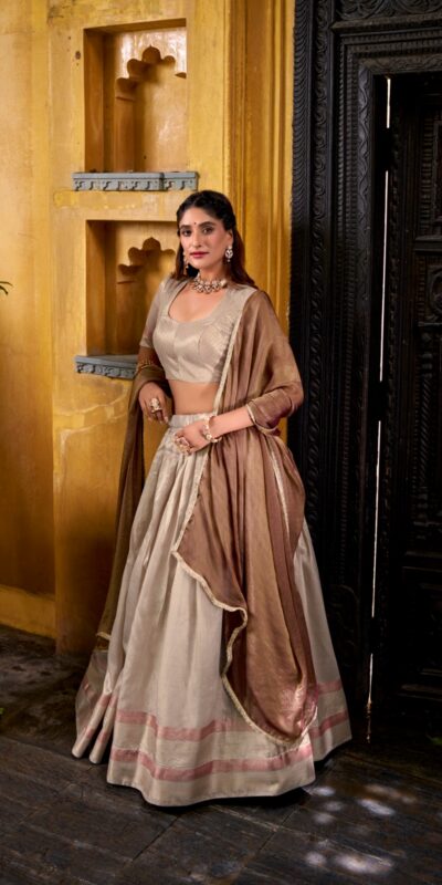 LNB 2025 Cream Dupion Silk Lehenga Choli Perfect for Wedding, Party, Ethnic Day, Pongal, Temple Visit – . Introductory Price ₹1249. Delivery 4-6 Work | Lehenga, Bollywood Lehenga, Creative Lehenga, Designer Lehenga, Embroidered Lehenga, Party Wear Lehenga