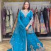 LG 2029 Firozi Chinon Salwar Suit with Embroidery Work. Wedding, Party, Festive, Events, Special Price ₹2399. Delivery 4-6 Working Days. Shop now. | Jump Suits, Tops & Bottoms, Track Suits, Salwar suit, Casual Suits, Creative suits, Designer Suits, Palazzo Suits, Party Wear Suits, Patiala Suits, Straight Suits, Trendy Wear