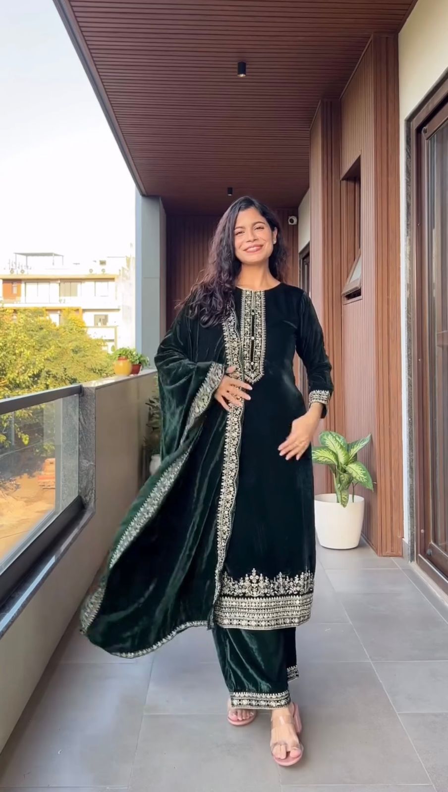 LG 2023 Green Velvet Salwar Suit with Embroidery Work. Wedding, Party, Festive, Events Get it for ₹2029. Delivery 4-6 Working Days. Shop now. | Jump Suits, Tops & Bottoms, Track Suits, Salwar suit, Casual Suits, Creative suits, Designer Suits, Palazzo Suits, Party Wear Suits, Patiala Suits, Straight Suits, Trendy Wear