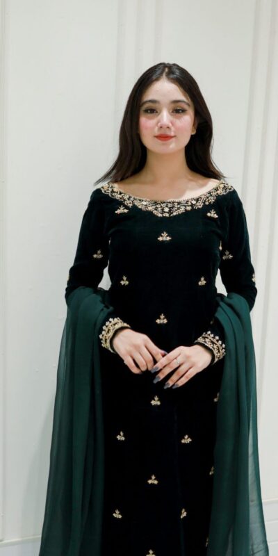 LG 2024 Green Velvet Salwar Suit with Lace Work & Embroidery Work. Festive Deal ₹1799. Delivery 4-6 Working Days. Shop now. | Jump Suits, Tops & Bottoms, Track Suits, Salwar suit, Casual Suits, Creative suits, Designer Suits, Palazzo Suits, Party Wear Suits, Patiala Suits, Straight Suits, Trendy Wear