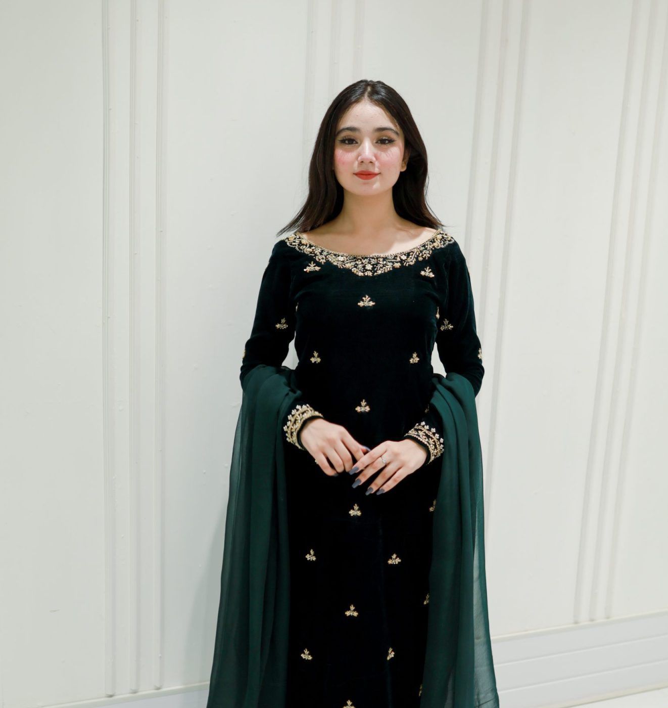 LG 2024 Green Velvet Salwar Suit with Lace Work & Embroidery Work. Festive Deal ₹1799. Delivery 4-6 Working Days. Shop now. | Jump Suits, Tops & Bottoms, Track Suits, Salwar suit, Casual Suits, Creative suits, Designer Suits, Palazzo Suits, Party Wear Suits, Patiala Suits, Straight Suits, Trendy Wear