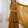 ZSR 3134 Mustard Crunchy Silk Salwar Suit Perfect for Wedding, Party, Sangeet, Anniversary, Housewarming Introductory Price ₹2399. Delivery 4-6 | Jump Suits, Salwar suit, Casual Suits, Creative suits, Designer Suits, Palazzo Suits, Party Wear Suits, Patiala Suits, Straight Suits